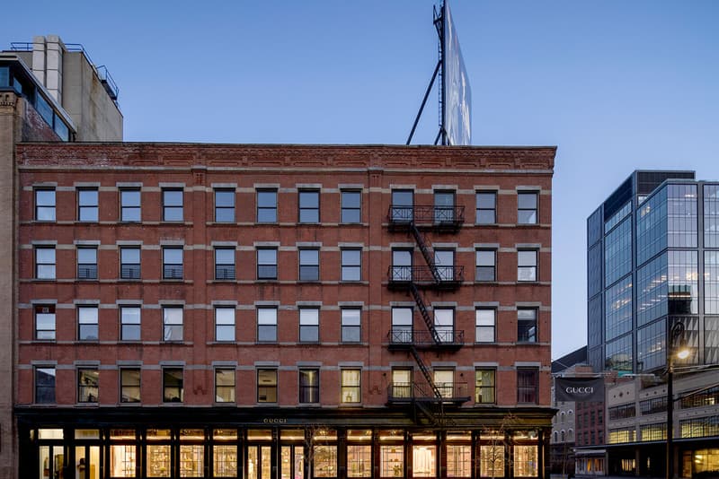 Gucci Two-Story Level Retail Location Store Boutique New York City Manhattan Announcement Meatpacking District Men's Women's Clothing Fragrances