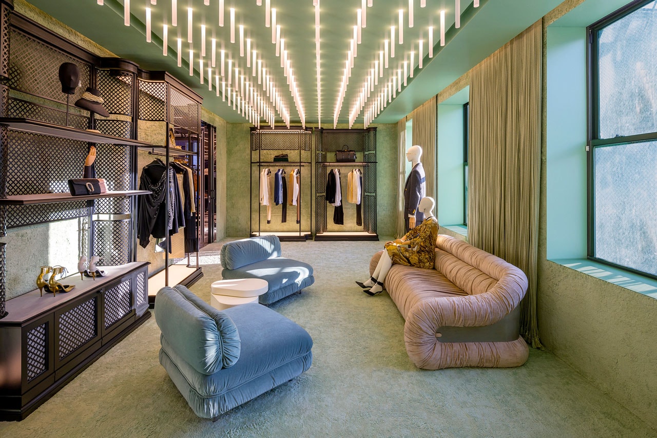 Gucci Two-Story Level Retail Location Store Boutique New York City Manhattan Announcement Meatpacking District Men's Women's Clothing Fragrances