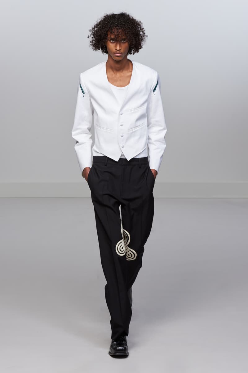 Stefan Cooke Fall Winter 2023 Collection Information details London designer menswear Edwards