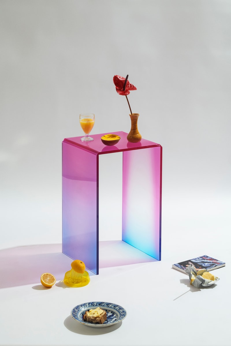 Lumière Bricoleur and TABLEAU Team Up for Multicolored ‘LUCID SIDE TABLES’ Design