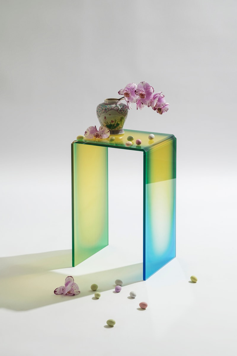 Lumière Bricoleur and TABLEAU Team Up for Multicolored ‘LUCID SIDE TABLES’ Design