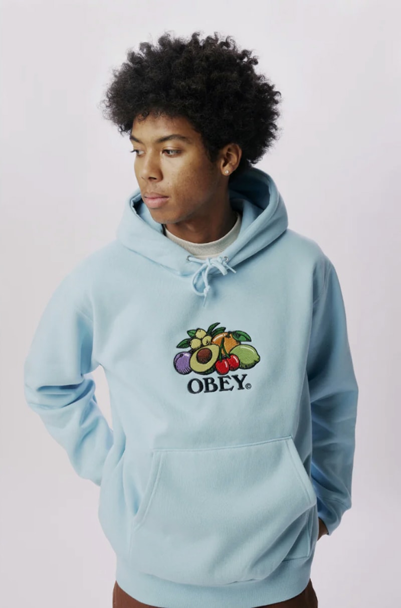 Obey Studios Off White Hoodie