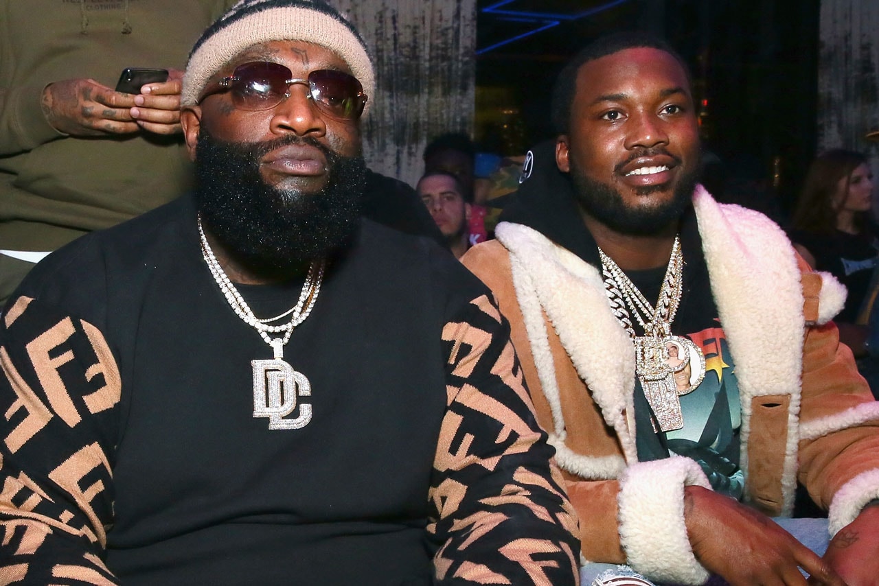 Meek Mill Rick Ross Studio Session Instagram Post Video Teasing New Music Maybach Music Group Label Album Drop