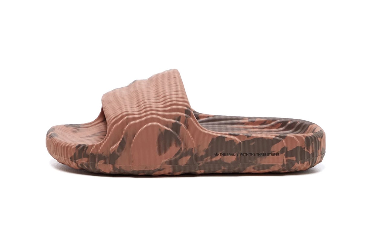 adidas adilette 22 clay strata earth hp6518 release info date price kanye west 55 usd