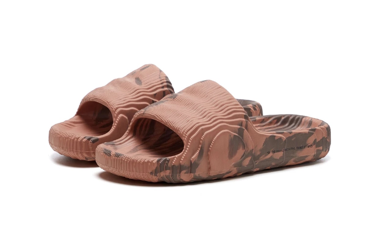 adidas adilette 22 clay strata earth hp6518 release info date price kanye west 55 usd