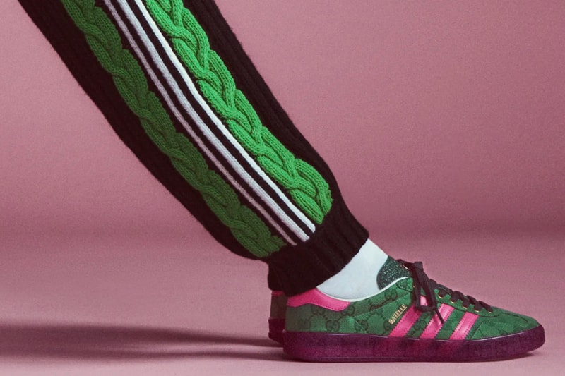 adidas x Gucci Collab Drops Gazelle Sneakers, Shoes, Clothes