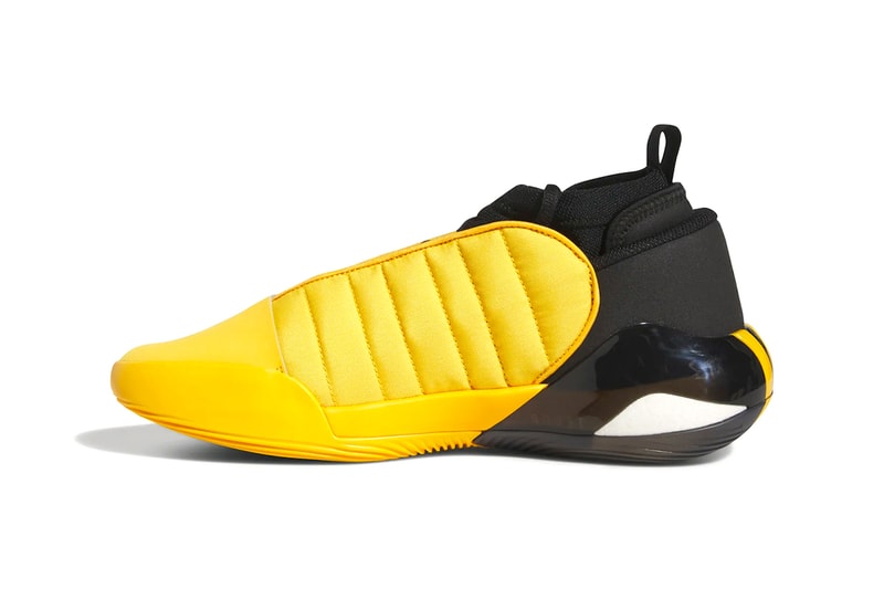 Official Look at the adidas Harden Vol. 7 "Crew Yellow" HQ3426 james harden nba basketball shoe philadelphia 76ers all star houston Crew Yellow/Core Black-Crew Yellow