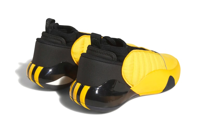 Official Look at the adidas Harden Vol. 7 "Crew Yellow" HQ3426 james harden nba basketball shoe philadelphia 76ers all star houston Crew Yellow/Core Black-Crew Yellow