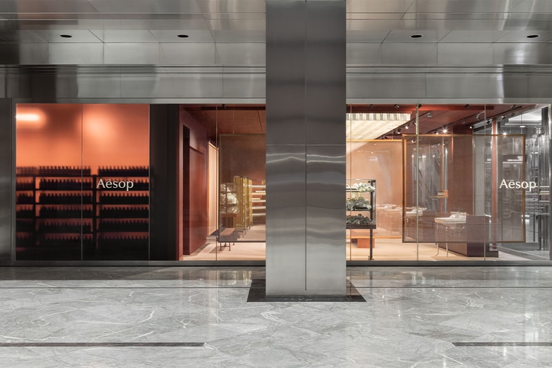 Aesop Canary Wharf Store Opening Information details London uk skincare soap
