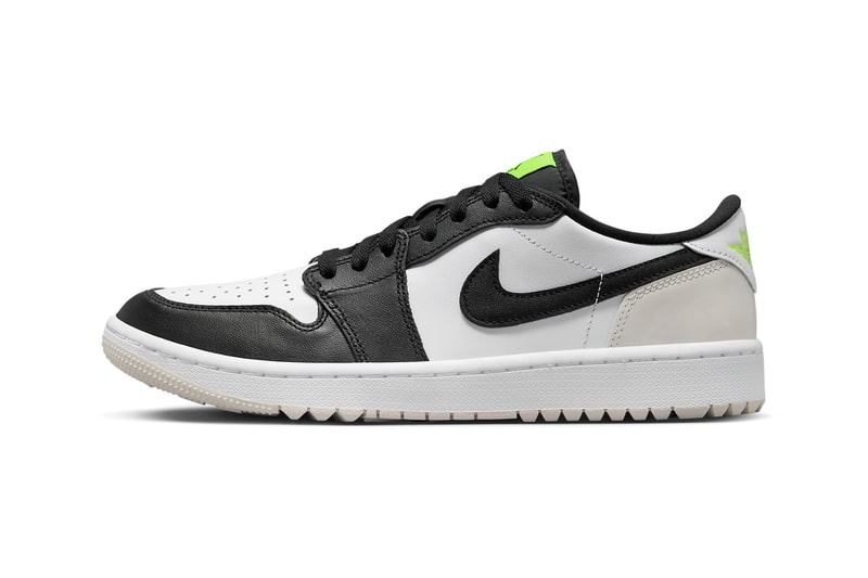 air jordan 1 low golf black white toe volt release info price store list