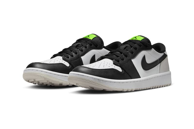 air jordan 1 low golf black white toe volt release info price store list