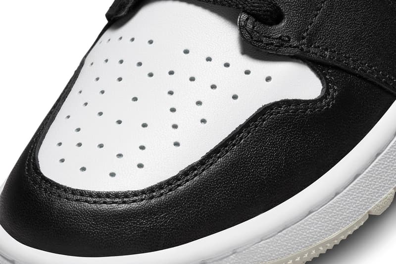 air jordan 1 low golf black white toe volt release info price store list