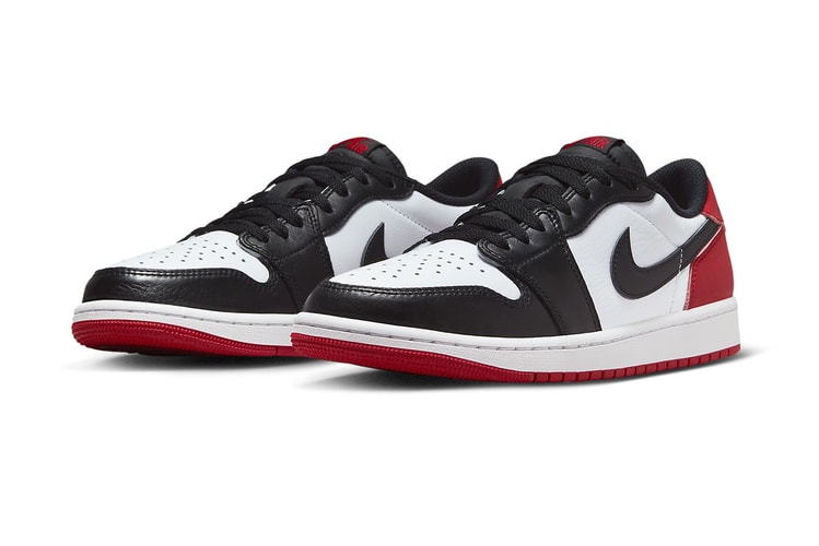 Official Images of the Air Jordan 1 Low OG "Black Toe"