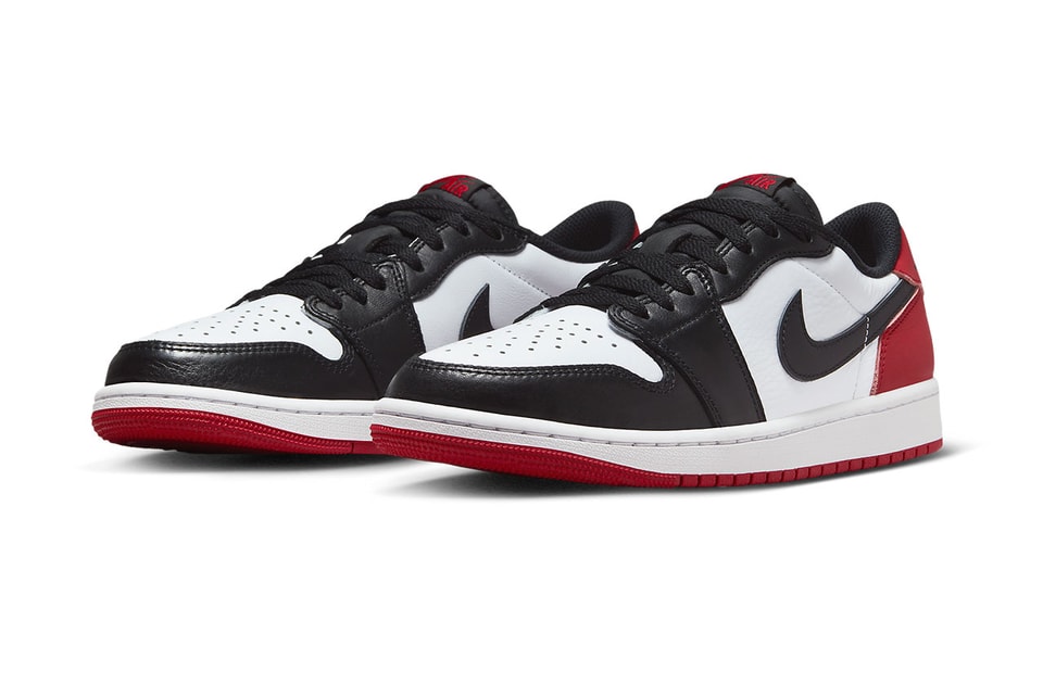 Jordan 1 low black toe release date Clearance