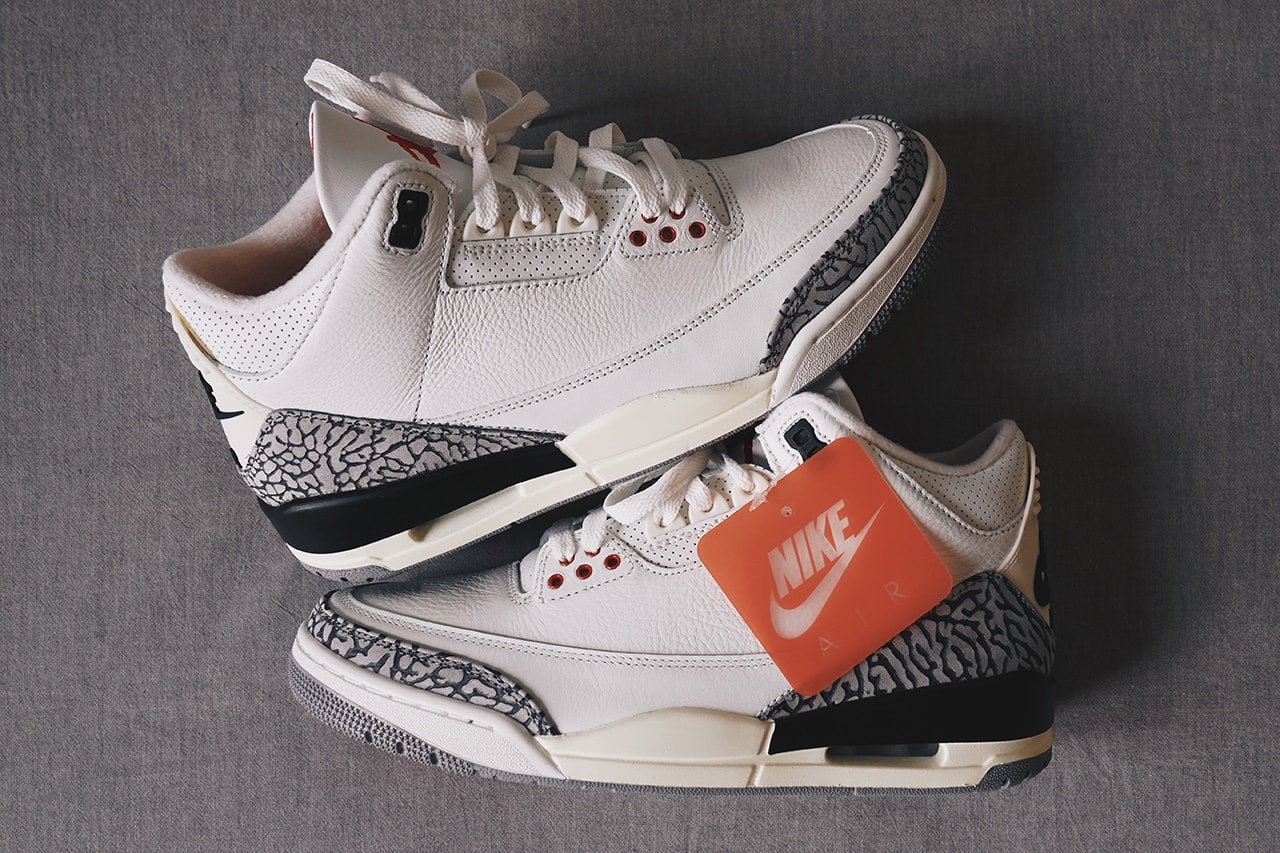 Exclusive Access For The Air Jordan 3 White Cement Reimagined Goes Out On  March 2nd - Sneaker News