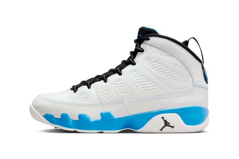 Air Jordan 9 Powder Blue FQ8992-101 Release Date information return sneakers footwear Micheal Jordan og info store list buying guide photos price