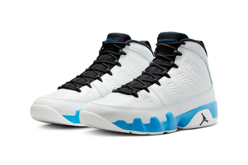 Air Jordan 9 Powder Blue FQ8992-101 Release Date information return sneakers footwear Micheal Jordan og info store list buying guide photos price