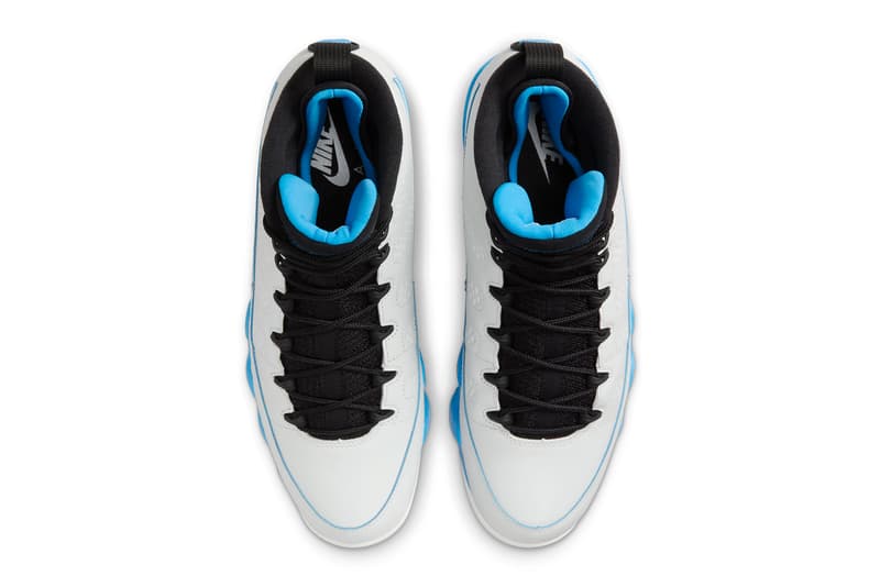 Air Jordan 9 Powder Blue FQ8992-101 Release Date information return sneakers footwear Micheal Jordan og info store list buying guide photos price