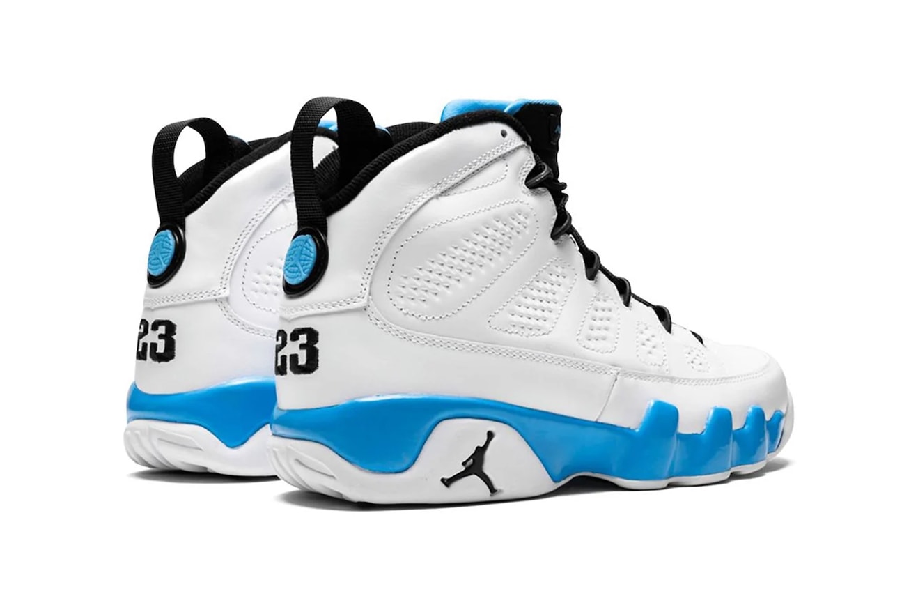 Air Jordan 9 Powder Blue 2024 Информация о выпуске возврат кроссовки обувь Michael Jordan og