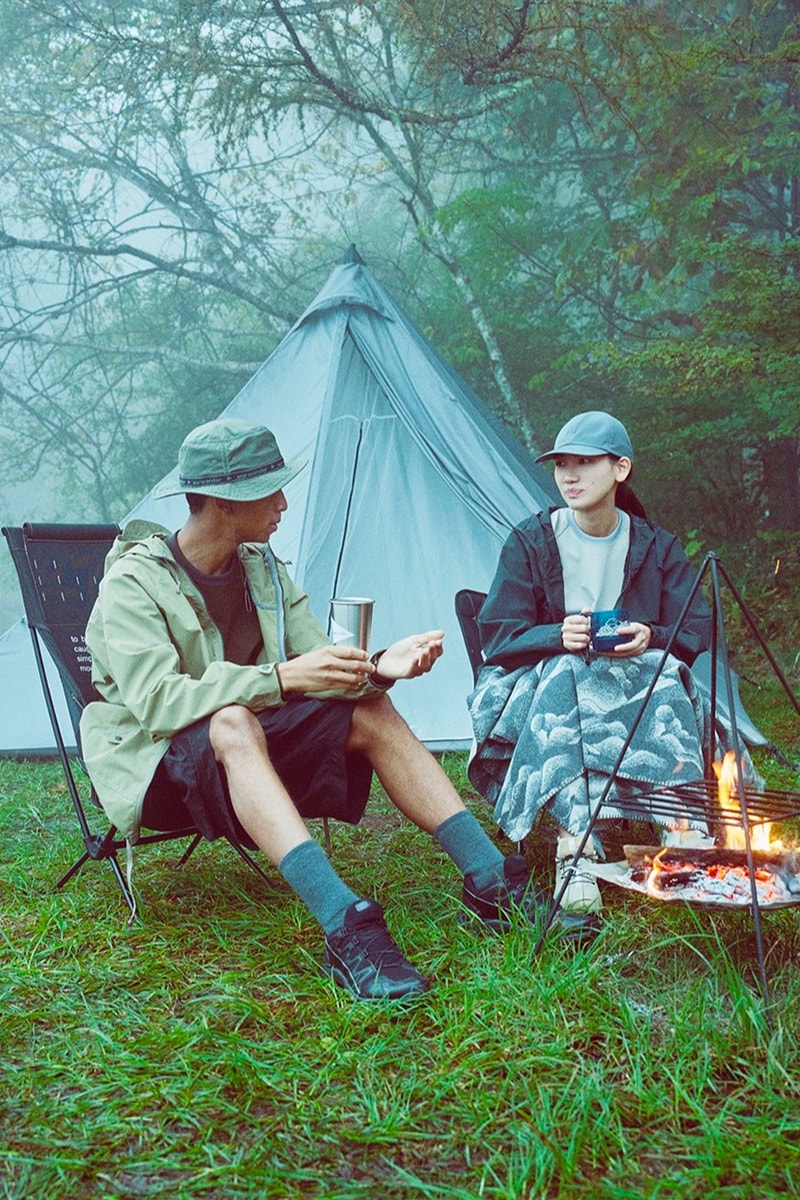 and wander Spring Summer 2023 camp collection lookbook muraco helinox nanga release info date price