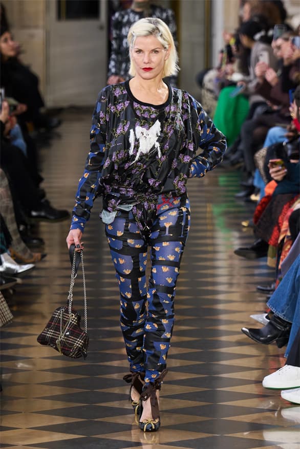 Andreas Kronthaler for Vivienne Westwood Fall Winter 2023 collection menswear womenswear tribute Paris fashion week runway show