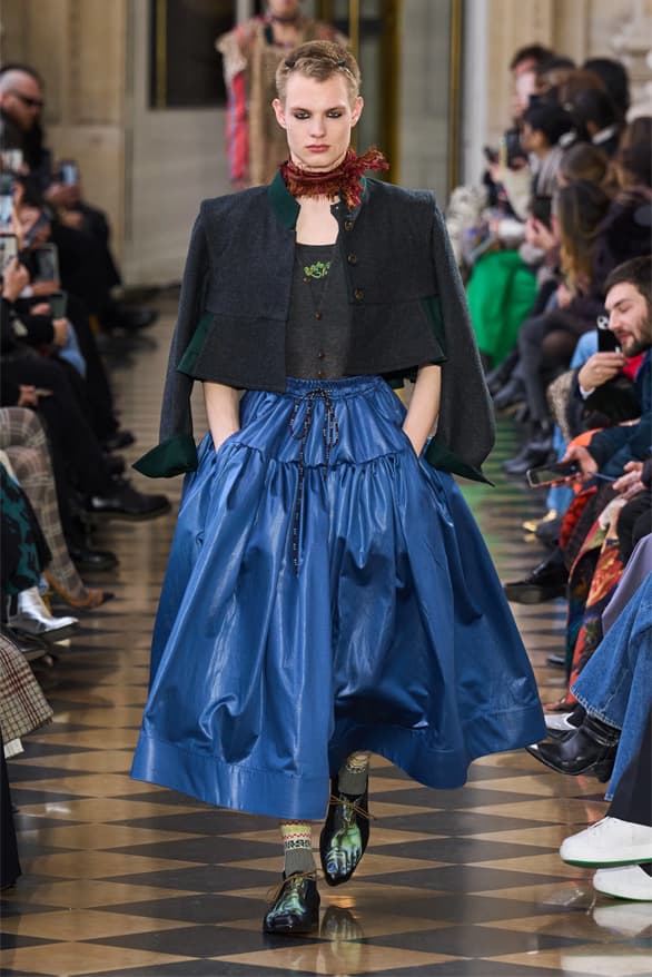 Andreas Kronthaler for Vivienne Westwood Fall Winter 2023 collection menswear womenswear tribute Paris fashion week runway show