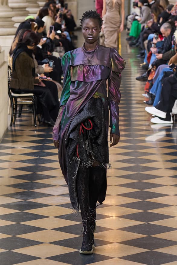 Andreas Kronthaler for Vivienne Westwood Fall Winter 2023 collection menswear womenswear tribute Paris fashion week runway show