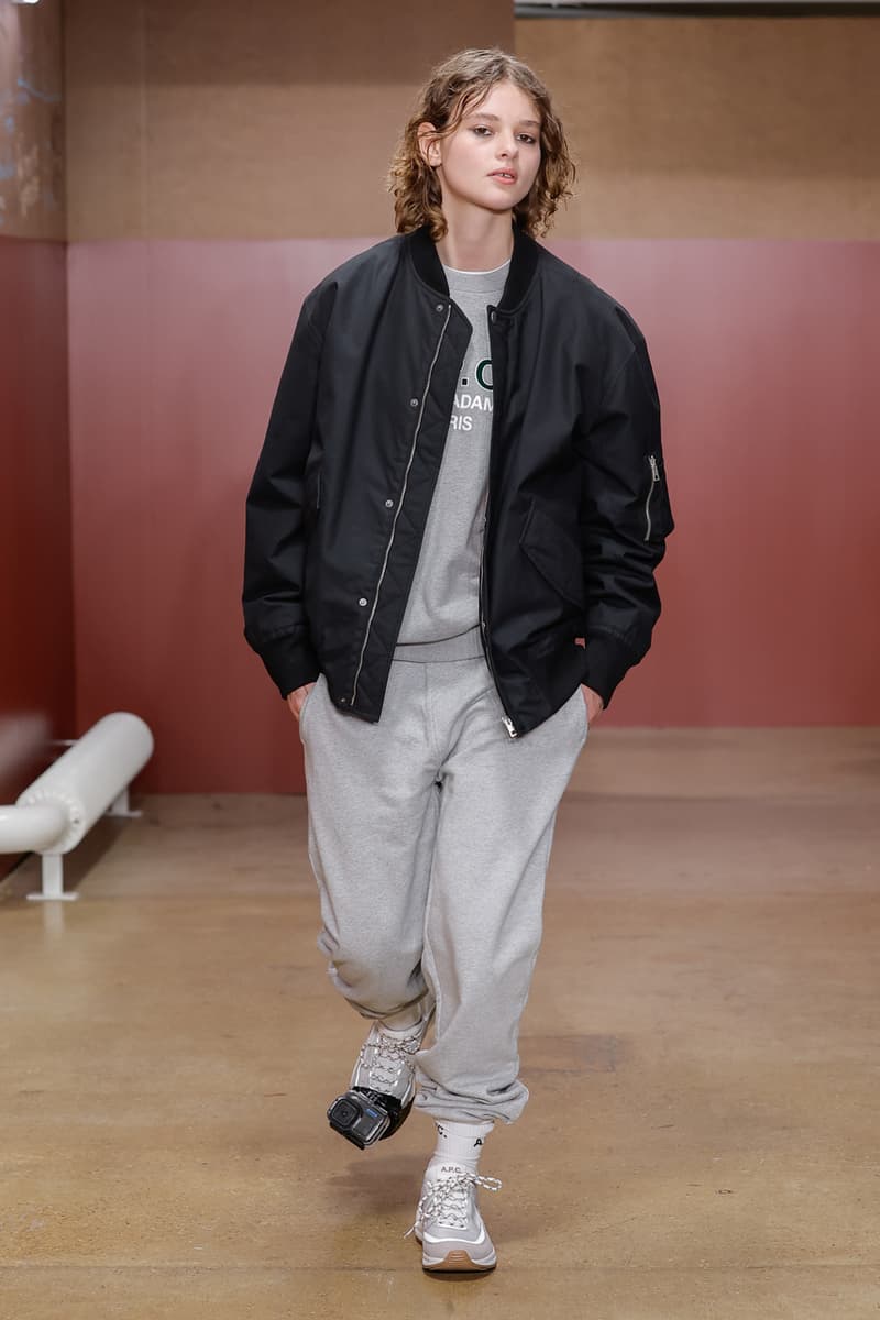 A.P.C. Fall Winter 2023 FW23 Runway Show Collection Jean Touitou Maman Je Sors Ce soir Mom, I’m Going Out Tonight 