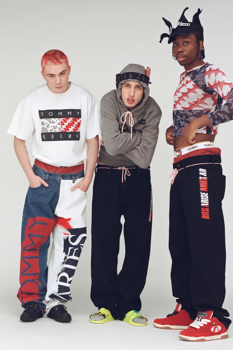 Aries x Tommy Hilfiger Collaboration Sofia Prantera Interview Hypebeast Exclusive Drops Collaboration 90s Y2K Denim American Trends Lookbook Release Information