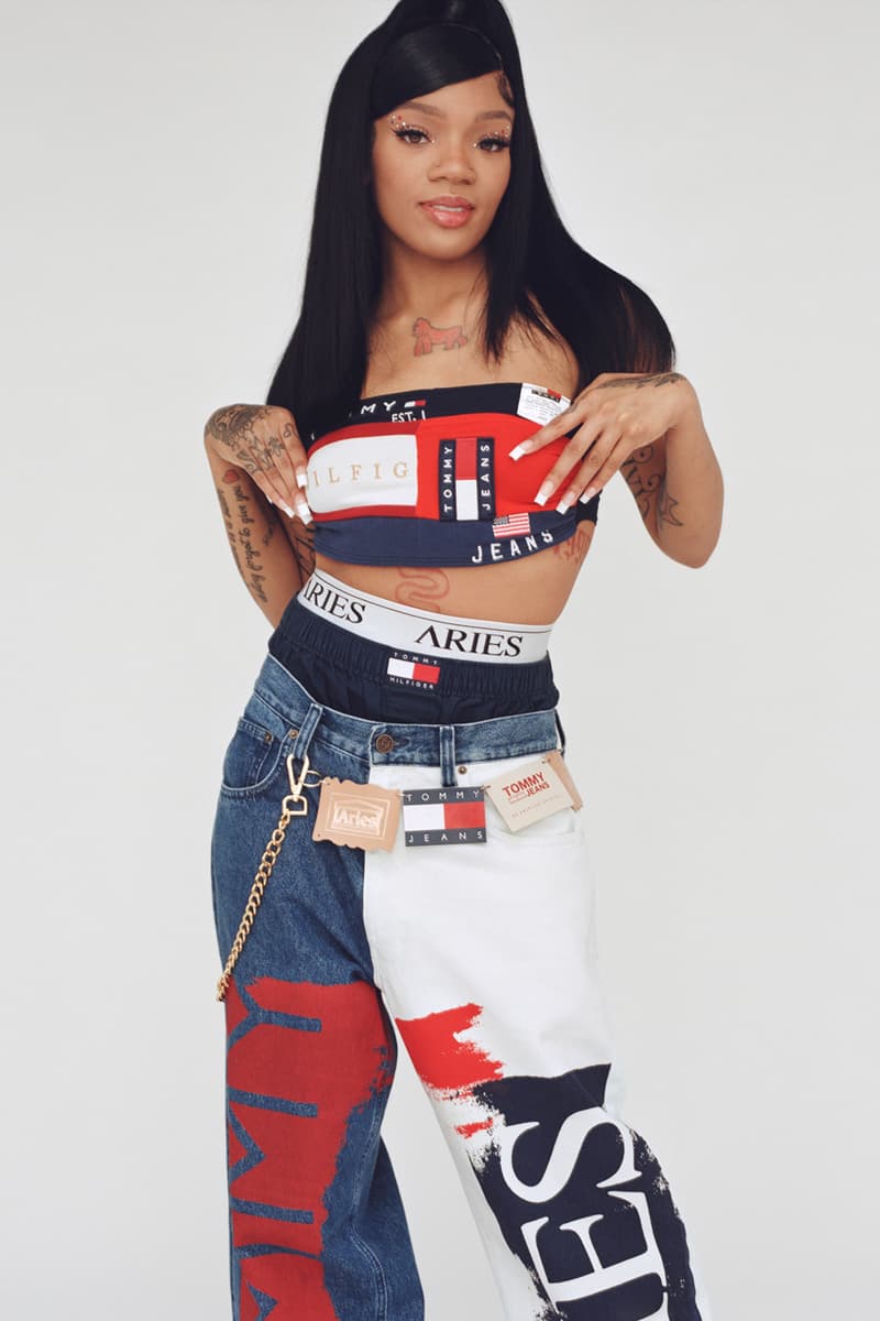 Aries x Tommy Hilfiger Collaboration Sofia Prantera Interview Hypebeast Exclusive Drops Collaboration 90s Y2K Denim American Trends Lookbook Release Information