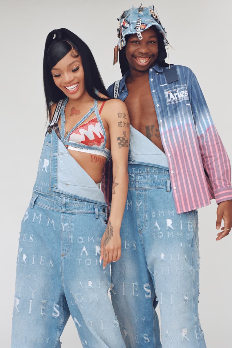 Aries x Tommy Hilfiger Collaboration Sofia Prantera Interview Hypebeast Exclusive Drops Collaboration 90s Y2K Denim American Trends Lookbook Release Information