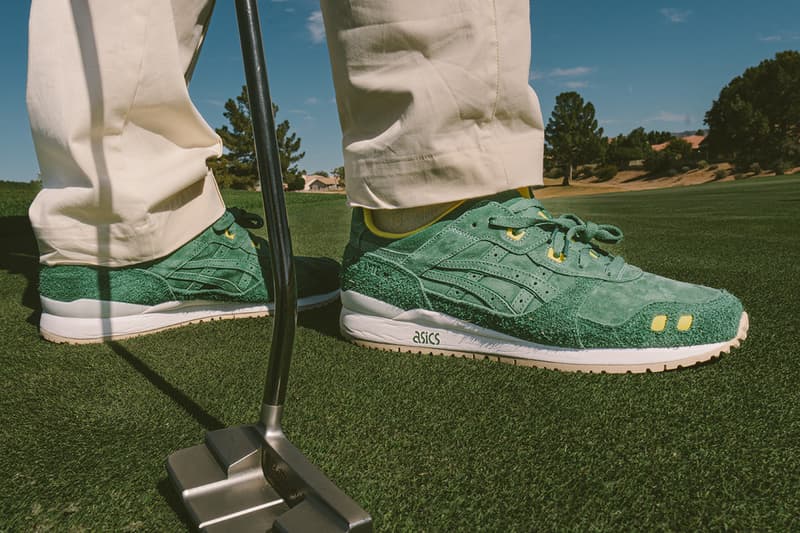 asics gel lyte iii golf green yellow masters release date information store list