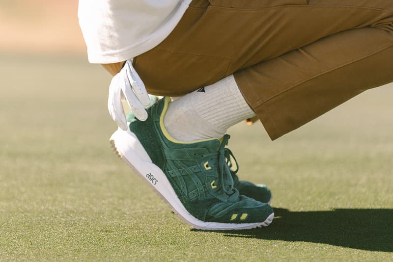 asics gel lyte iii golf green yellow masters release date information store list