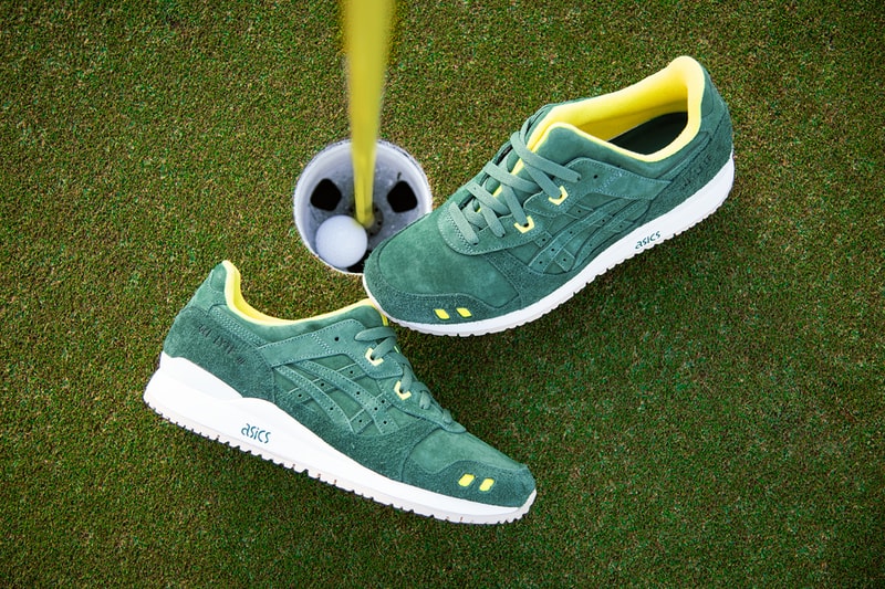 asics gel lyte iii golf green yellow masters release date information store list