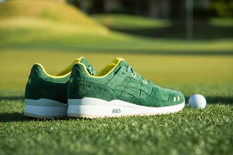 asics gel lyte iii golf green yellow masters release date information store list