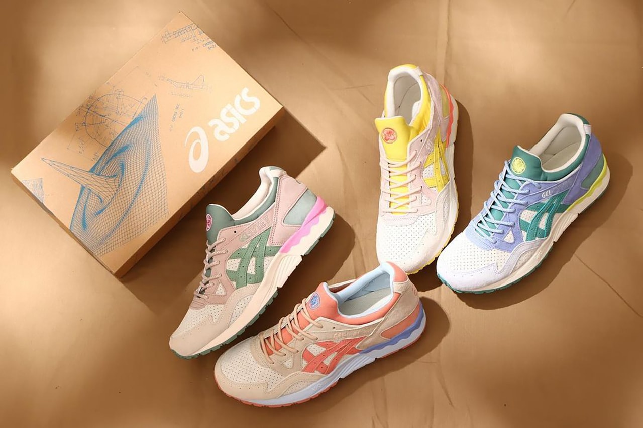 asics gel lyte v japan spring flowers pack release date info store list buying guide photos price wisteria cherry blossom hydrangea nemophila and mustard blossom
