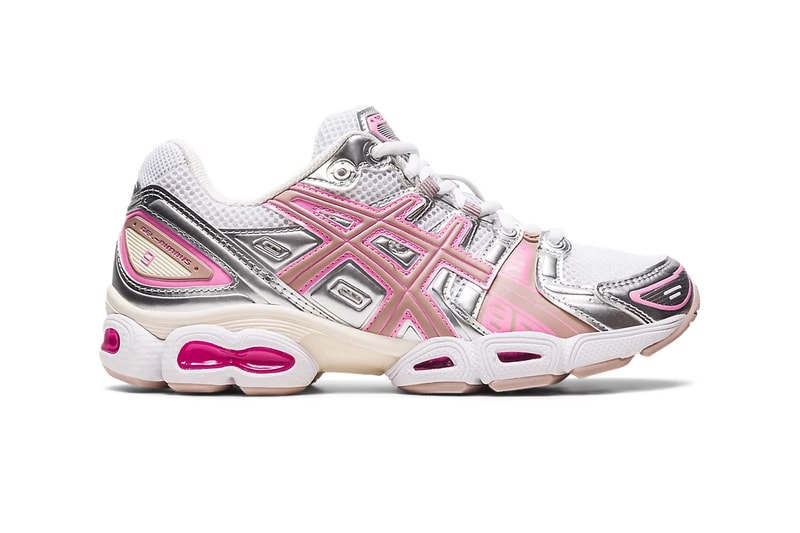 Asics Gel Nimbus 9 candy floss pink pure silver white y2k release info date price