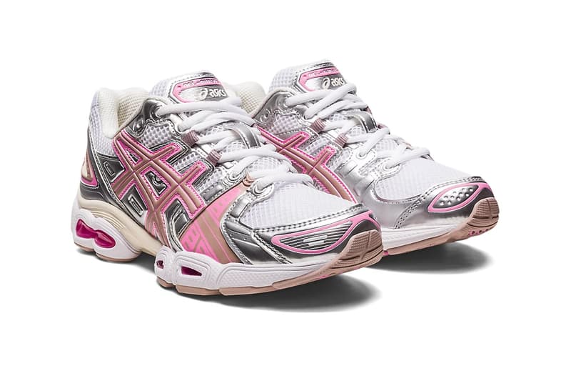 Asics Gel Nimbus 9 candy floss pink pure silver white y2k release info date price