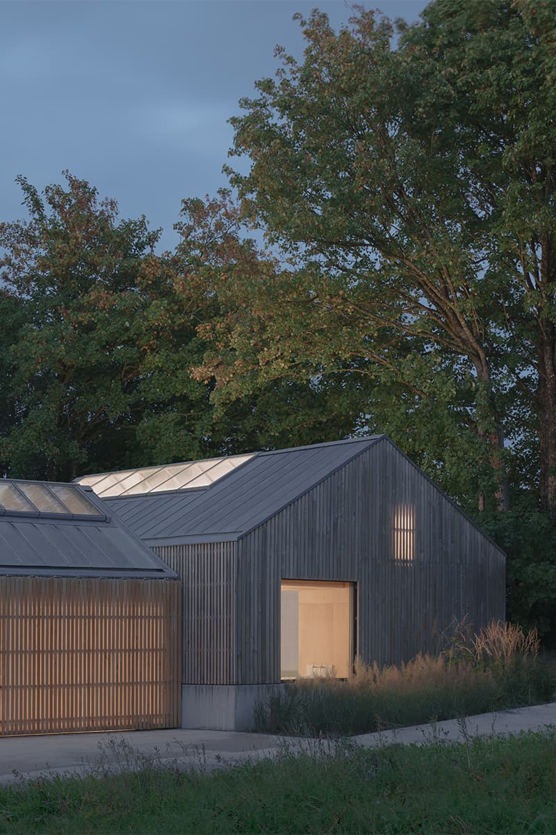 Bindloss Dawes Creates Elegant Timber Garage to House Classic Car Collection