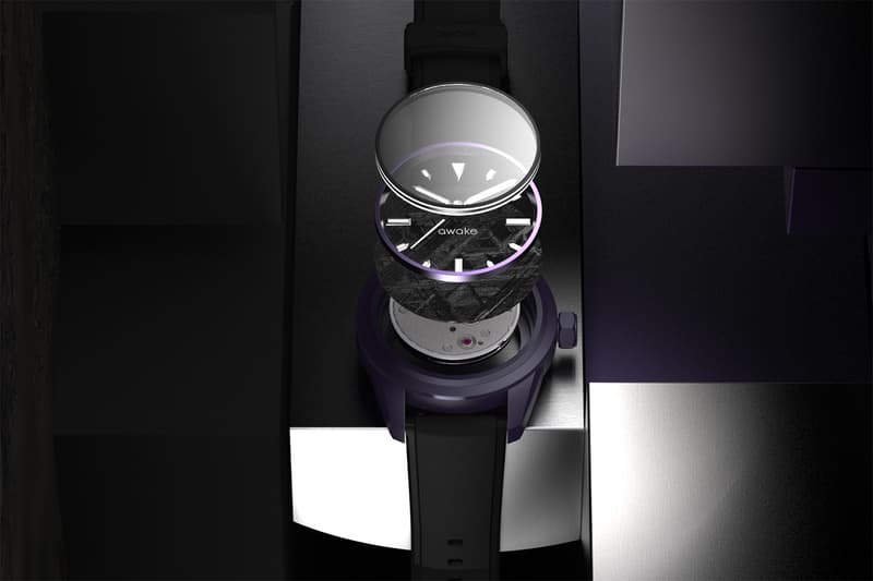 awake NFC blockchain watch timepiece futuristic limited-edition