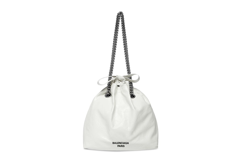 Balenciaga Trash Bag Crush Bag Medium Small Tote Calfskin Leather Demna Release Information Viral TikTok Accessory