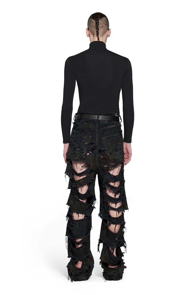 Balenciaga Summer 2023 The Mud Show Super Destroyed Baggy Denim Jeans Oversized Jacket Release Information Price