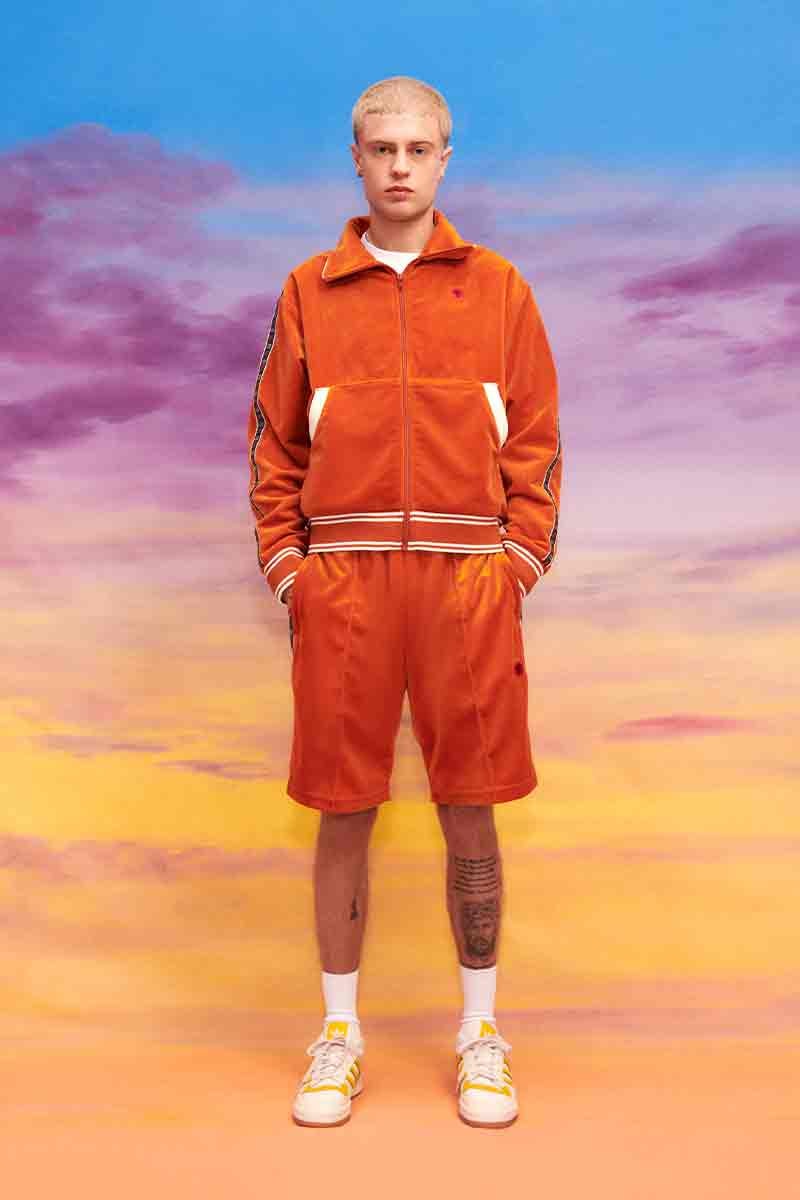 BBC ICECREAM EU Adds Various Pops of Color for Its First Spring'23 Drop billionaire boys club pharrell williams chothes knitted cardigan track suit velour sports inspired european union
