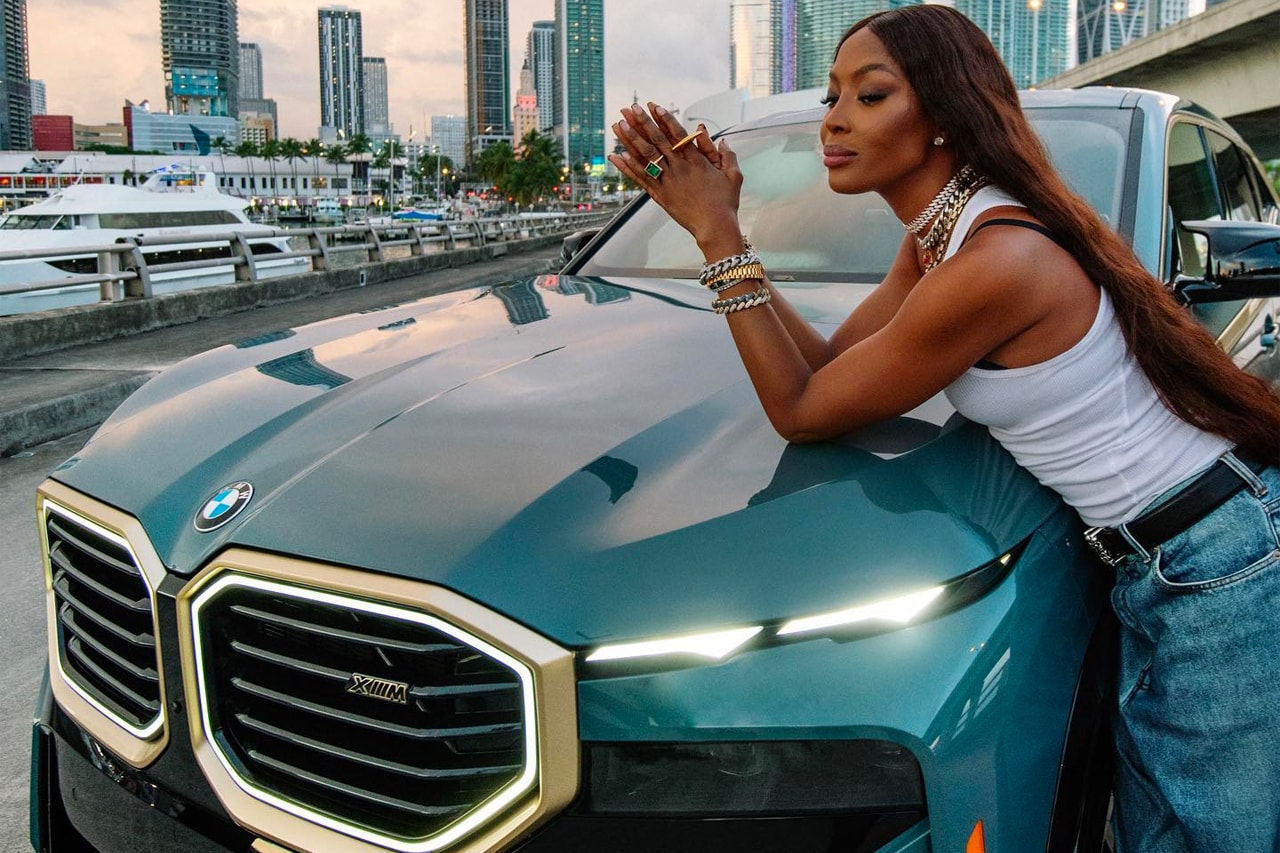 BMW XM Naomi Campbell "Dare to be You" Campaign British Supermodel SUV Performance Car Release Reels Instagram Collaboration
