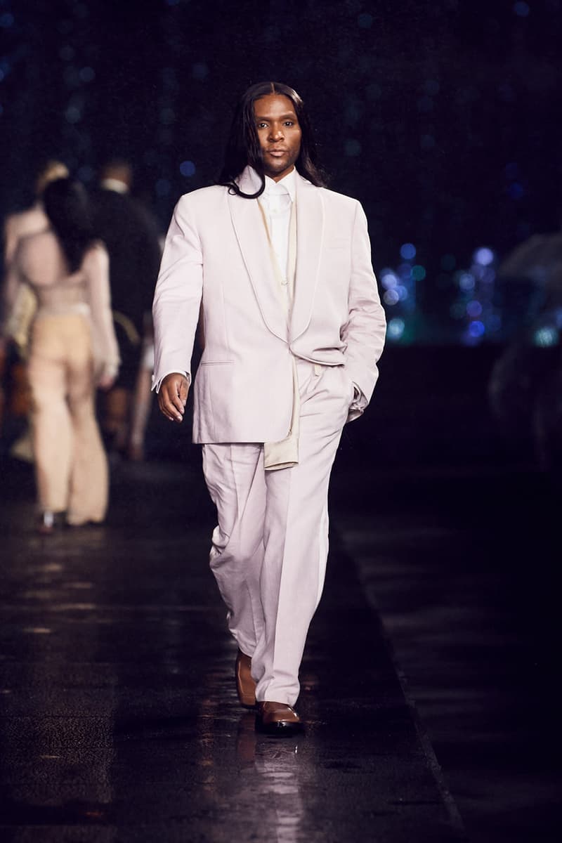 BOSS Spring Summer 2023 Runway Show Miami Watch Looks Stream Menswear Womenswear Celebrities Marco Falcioni Pamela Anderson DJ Khaled Naomi Campbell