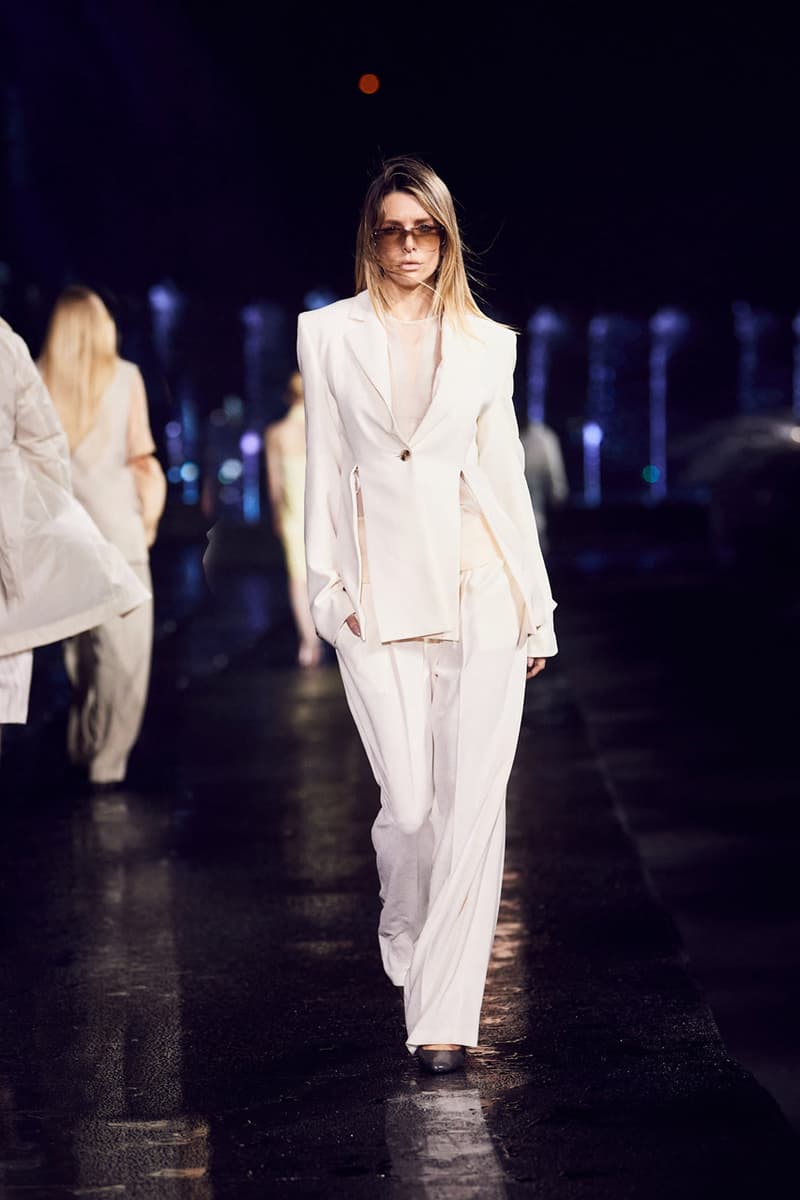 BOSS Spring Summer 2023 Runway Show Miami Watch Looks Stream Menswear Womenswear Celebrities Marco Falcioni Pamela Anderson DJ Khaled Naomi Campbell