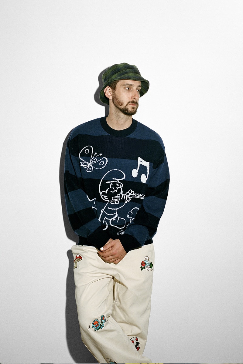 Butter Goods Enlists 'The Smurfs' for a Nostalgic Capsule collaboration cartoon australia brand 90s blue t-shirts sweaters graphics