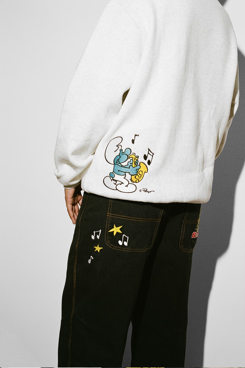 Butter Goods Enlists 'The Smurfs' for a Nostalgic Capsule collaboration cartoon australia brand 90s blue t-shirts sweaters graphics