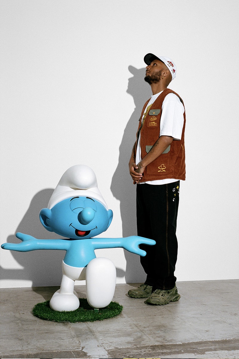 Butter Goods Enlists 'The Smurfs' for a Nostalgic Capsule collaboration cartoon australia brand 90s blue t-shirts sweaters graphics