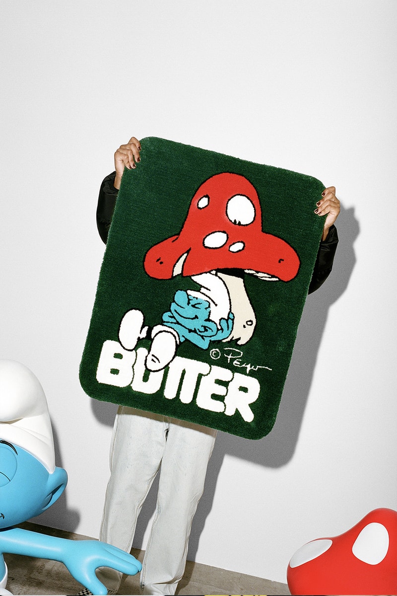 Butter Goods Enlists 'The Smurfs' for a Nostalgic Capsule collaboration cartoon australia brand 90s blue t-shirts sweaters graphics